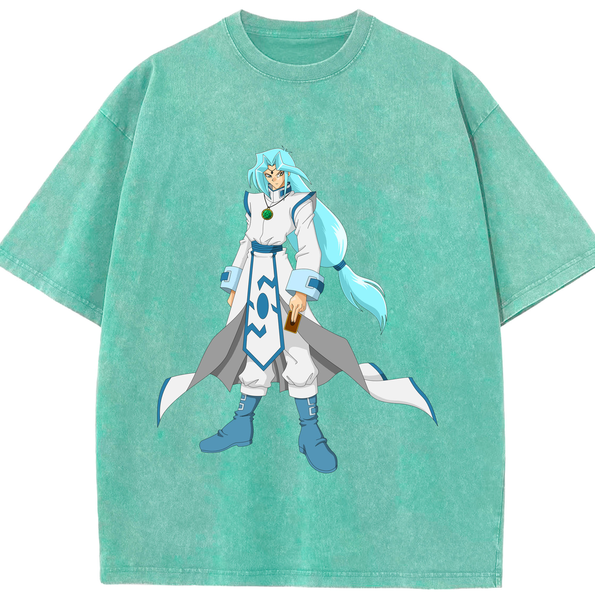 （画像用） 遊☆戯☆王 Yu-Gi-Oh! 綿100% ヴィンテージ風 半袖Tシャツ（フロントプリント）